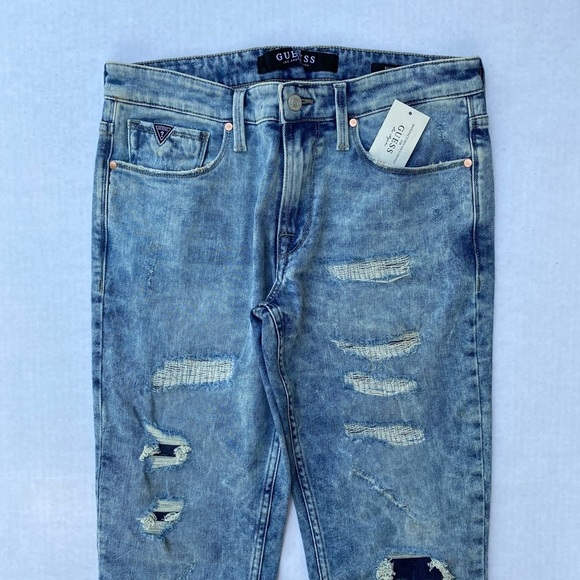 GUESS Slim Tapered Men's Jeans SZ 32 - Picture 4 of 9